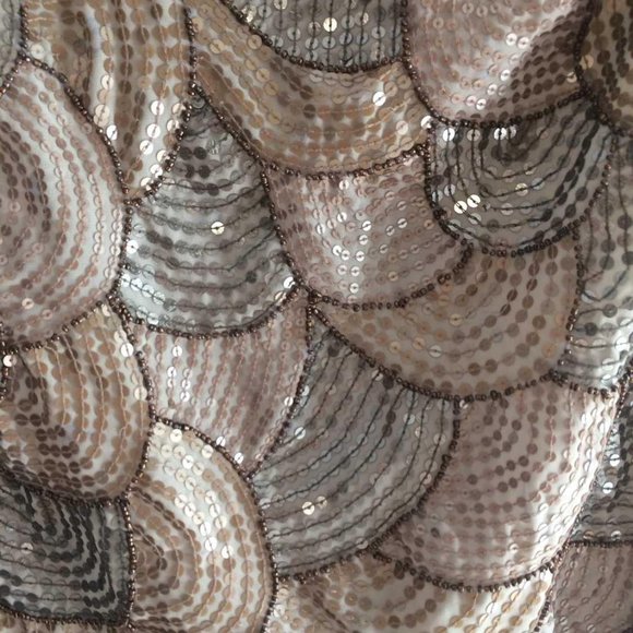 MULTICOLOR SEQUIN TANK PARTY DRESS EUC - Picture 2 of 2